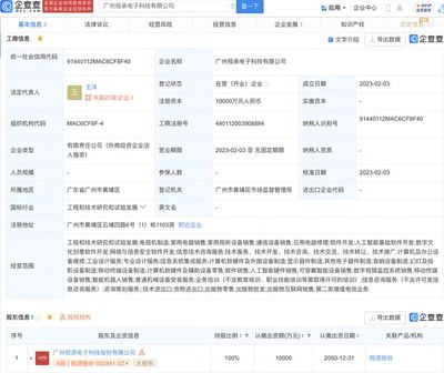 视源股份新设电子科技子公司 深耕数字文化创意软件开发新赛道