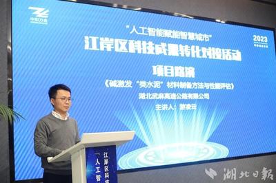 人工智能赋能智慧城市 江岸区科技成果转化对接活动助力数字文化创意软件开发